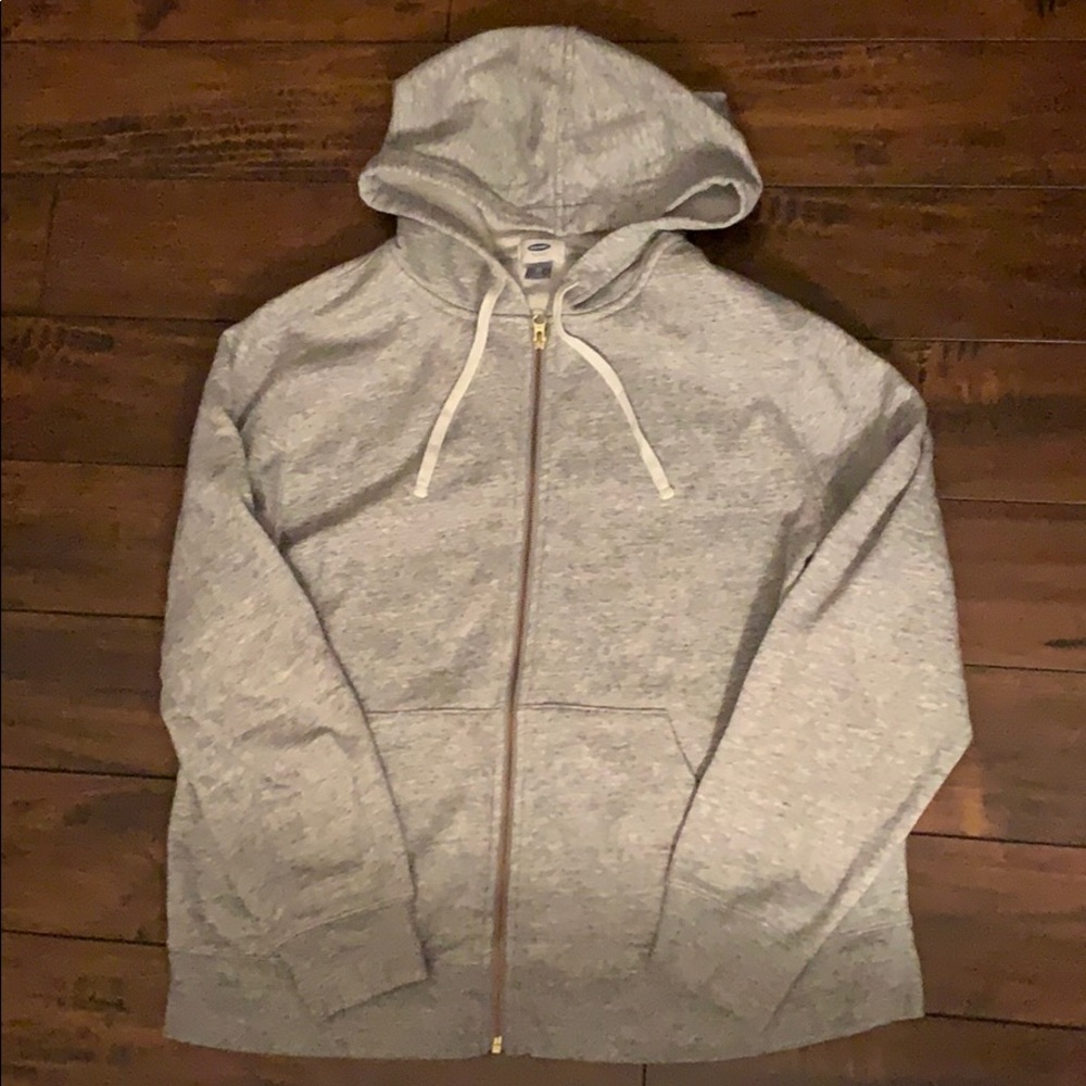 Zip up sweat shirt